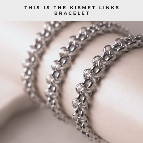 925 silver gilded Thin link bracelet