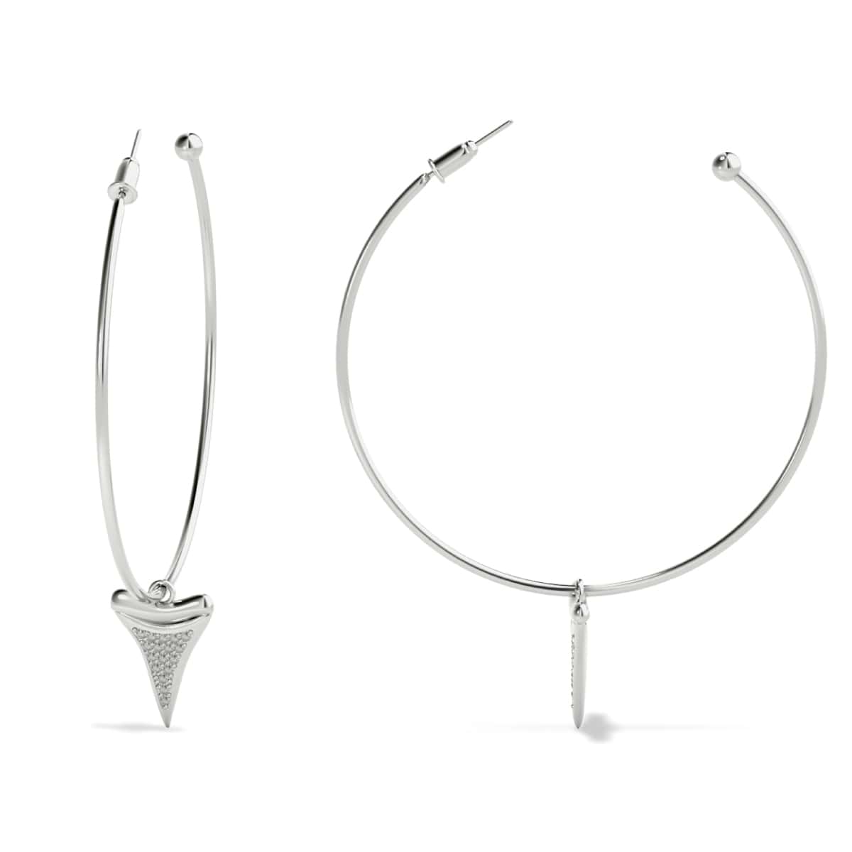 Designer Charm Hoop Earrings – Good Girls Studio