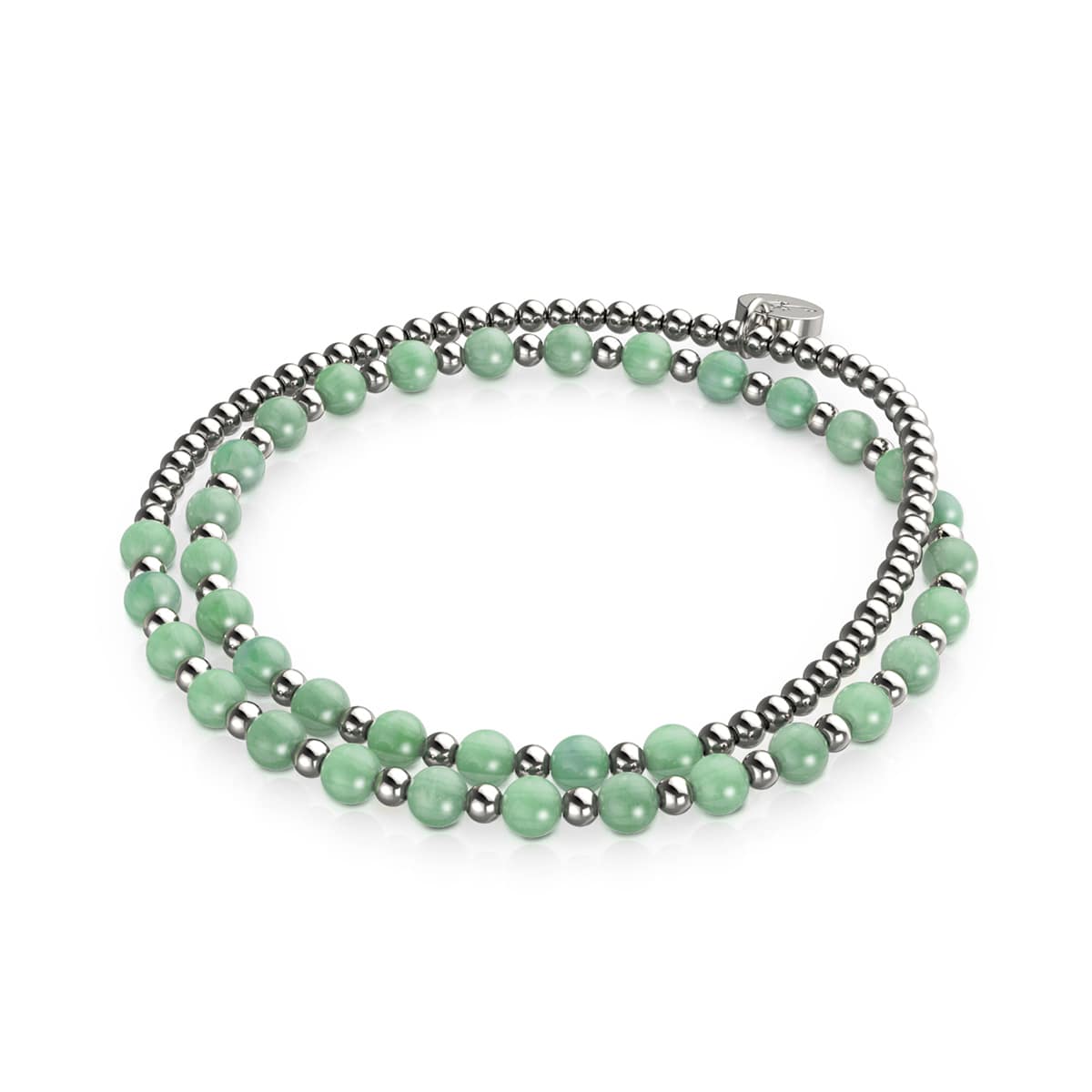 Green Aventurine x White Gold | Boho Gem Wrap – NOGU.studio