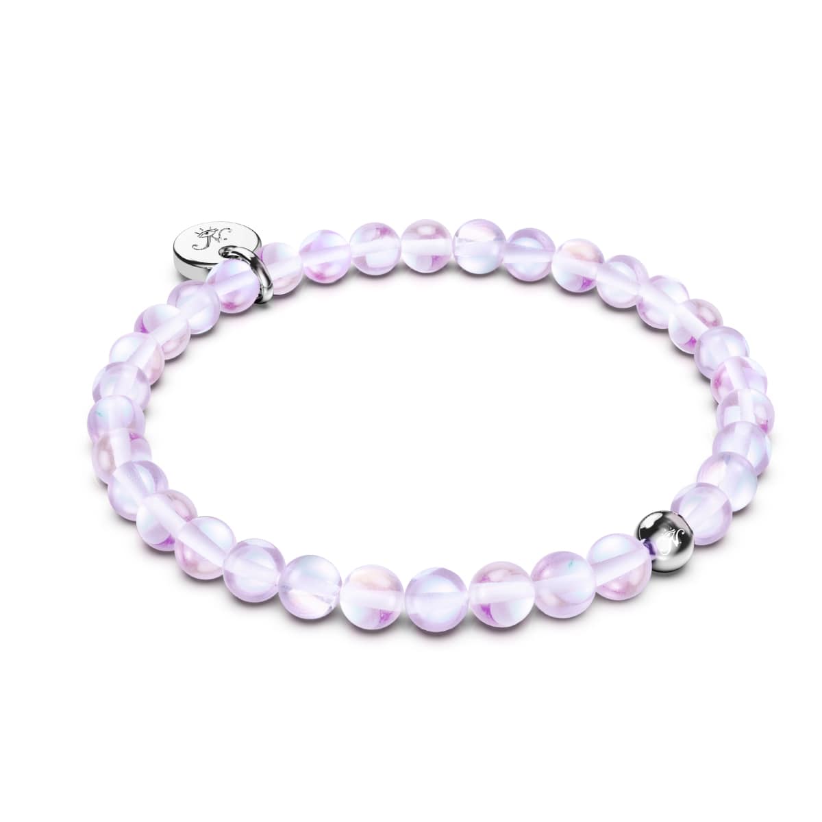 Ultraviolet | .925 Sterling Silver | Galaxy Glass Bead Bracelet – NOGU ...