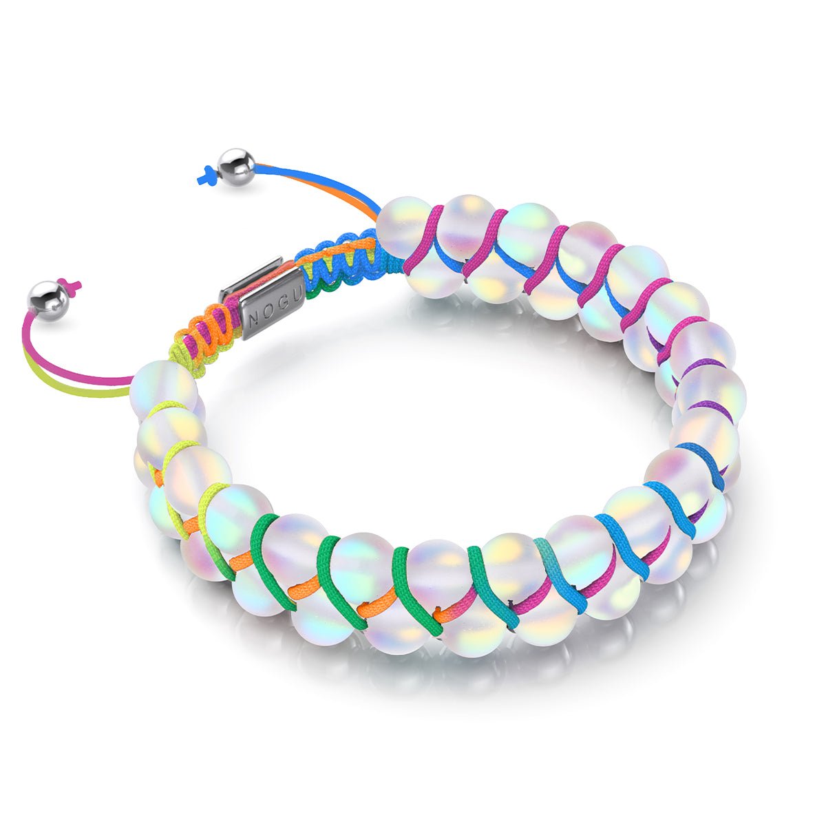 Copper and Pink Gradient Bracelet – Ombre Glass Beads Bracelet – Shop