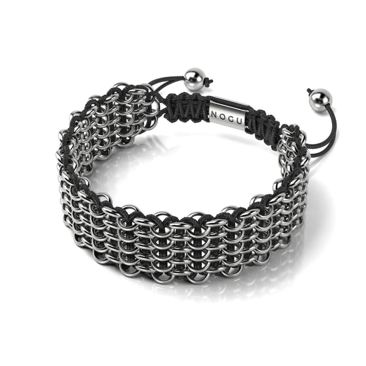 NOGU Supreme Kismet Links Bracelet | Unicorn Silver | Black | Thin