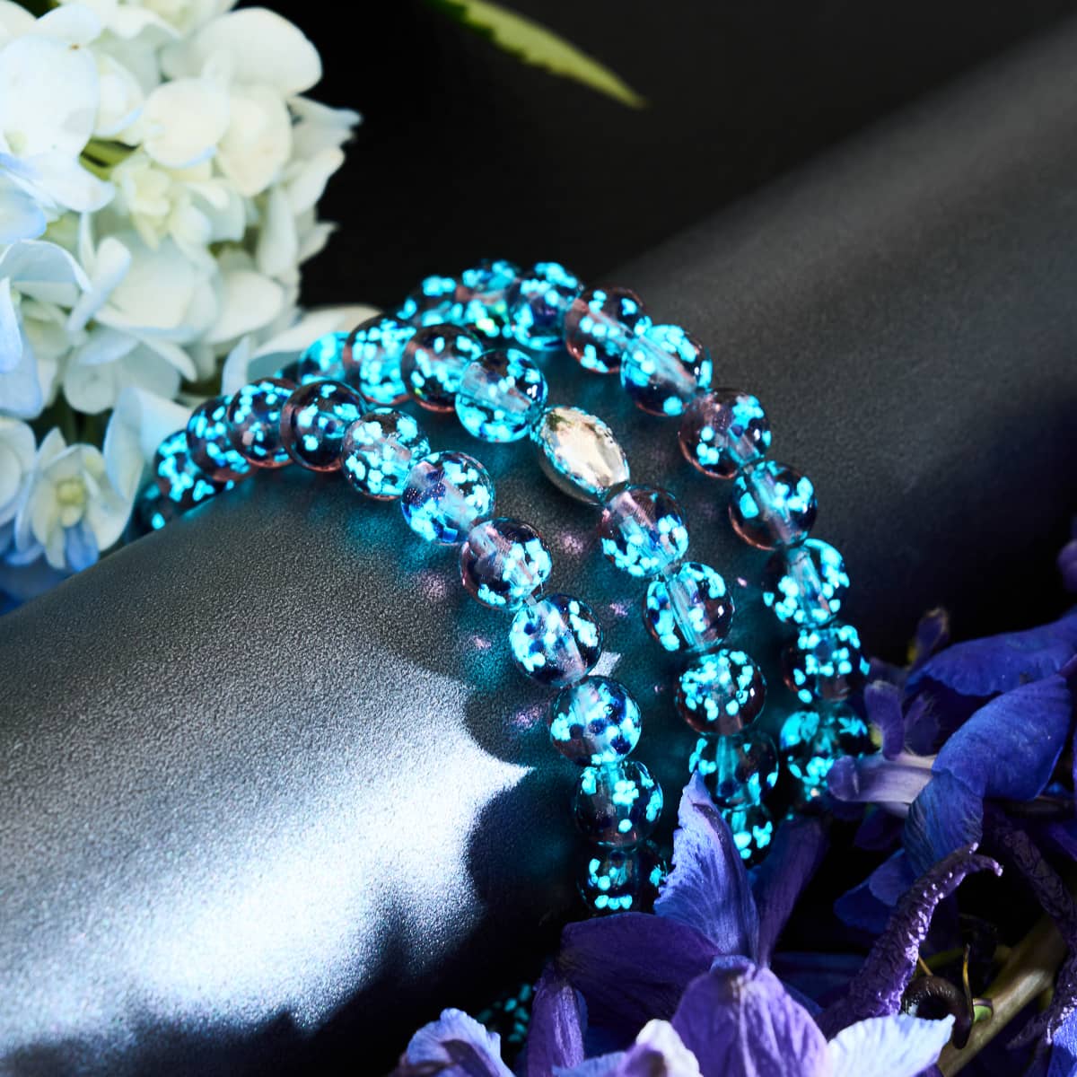 Silvery Purple offers Teal with Bracelet